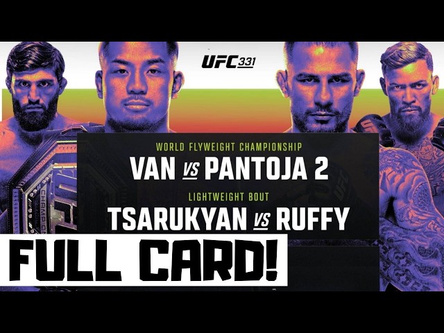 UFC 331 Predictions Van vs Pantoja 2 Full Card Betting Breakdown