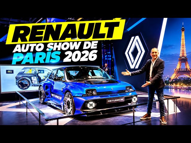 Paris Auto Show 2026 🇫🇷 These Are All the New Renault Models! 👉🏼 Exclusive 4K