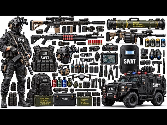 Special Police Weapon Toy Set Open Box | M4A1 Carbine Gun | Barrett Sniper Gun | Glock Pistol | Bomb