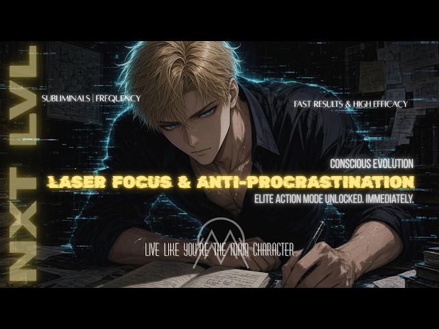 Laser Focus & Anti-Procrastination Formula | Next Level Flow State Subliminal