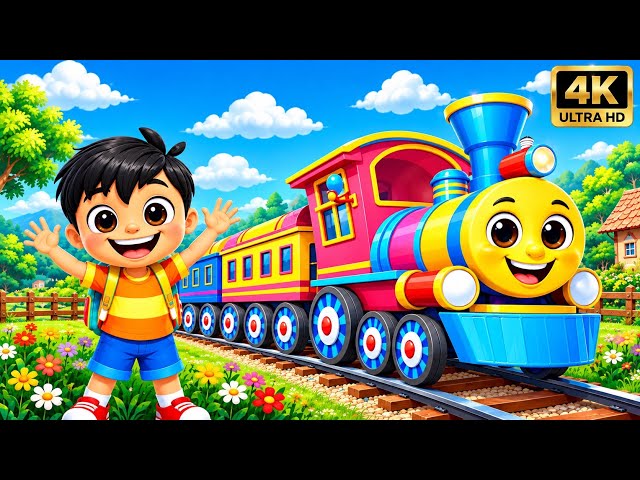 गाड़ी आयी छुक छुक - Full Rhyme in Hindi | Gadi Aayi Gadi Aayi Chuk Chuk Rhyme | Kids Rhyme in Hindi
