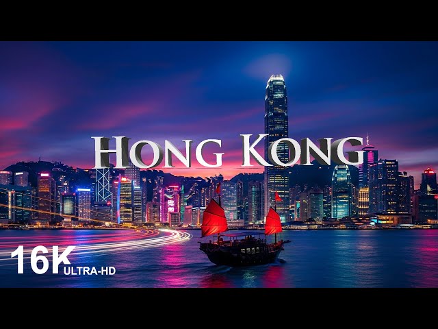 Hong Kong in 16K ULTRA HD - Most Skyscrapers in the World