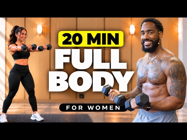 20 MIN Fat Burning Full Body Workout for Beginners | All Standing & No Repeats