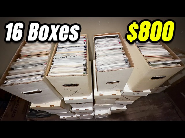 I Bought 16 Short Boxes of Comics for $800... Comic Book Collection Tour