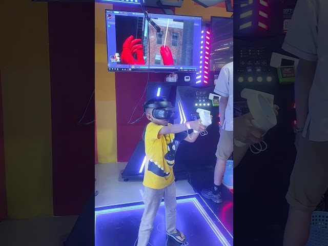 Virtual Reality VR Game Spiderman #shorts