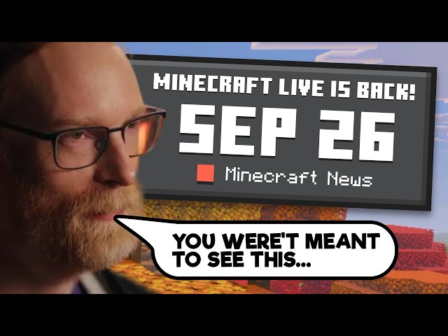 Minecraft Live Date LEAKED - MULTIPLE GAME DROPS?