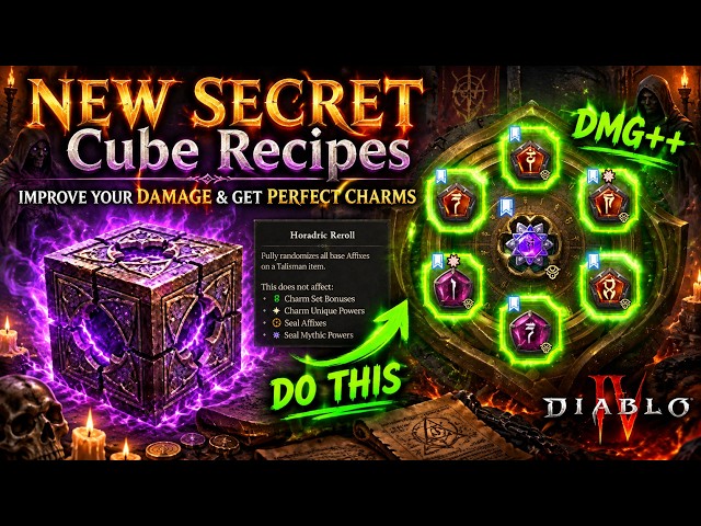 NEW SECRET Cube Recepies to Improve your Damage & Get PERFECT Charms