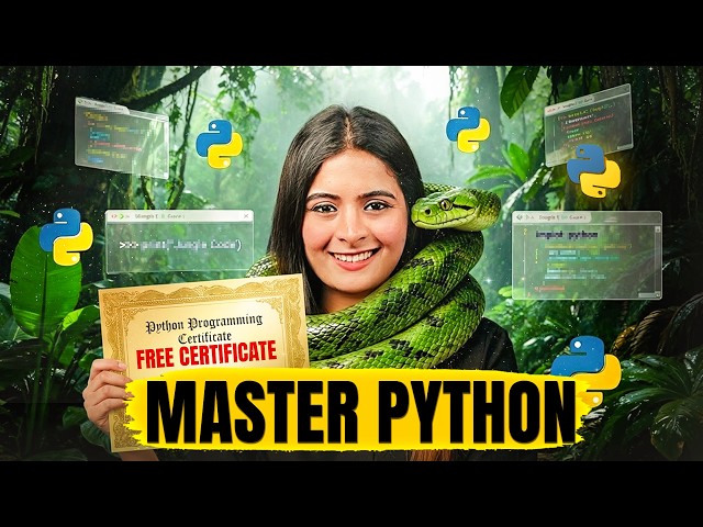NEW Python Full Course 2026 | Learn Python from Scratch, Build Projects & Get Job Ready
