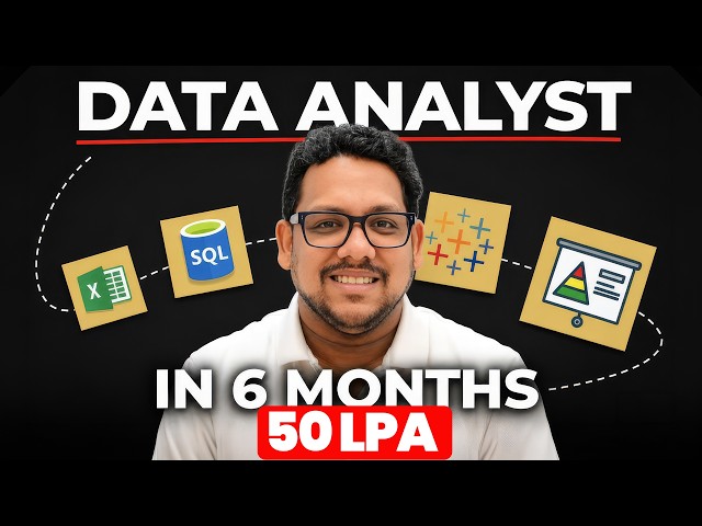 Get Job Ready Data Analyst in 6 months | Data Analyst Roadmap