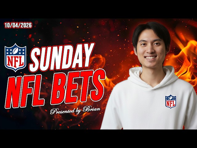 (11-0 RUN!🔥) NFL PICKS TODAY | SUNDAY | 10/04/26 | FREE NFL Best Player Props and Predictions