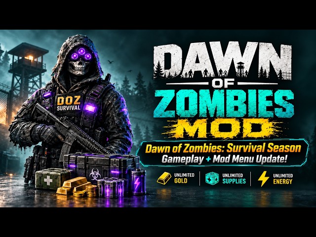 Dawn of Zombies: Survival Season Gameplay + Mod Menu Update!