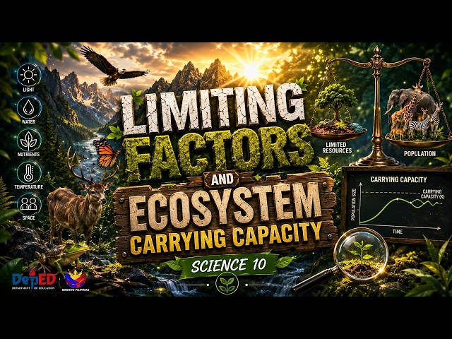 Term 2 Science 10 | Lesson 1: Limiting Factors and Ecosystem Carrying Capacity | MATATAG Curriculum