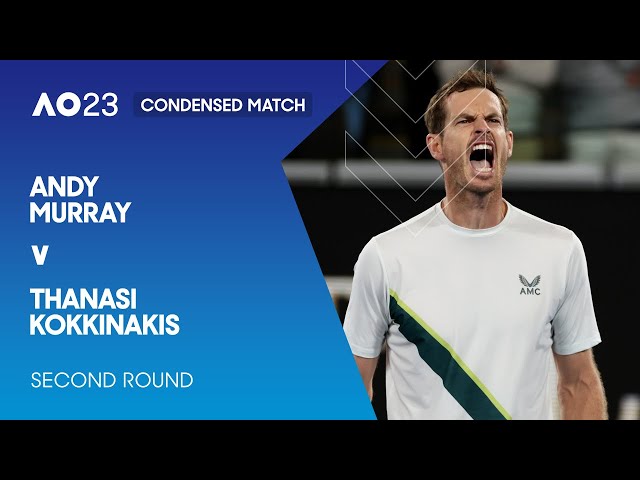 Andy Murray v Thanasi Kokkinakis Condensed Match | Australian Open 2023 Second Round