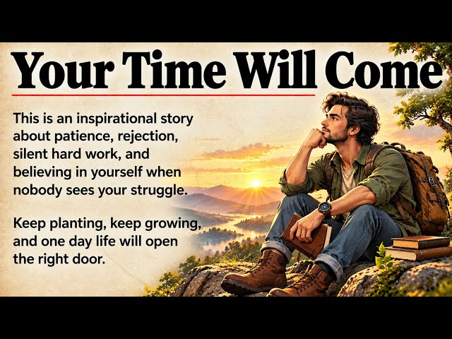 Your Time Will Come | Graded Reader | Learn English Through Story Level 3 🔥