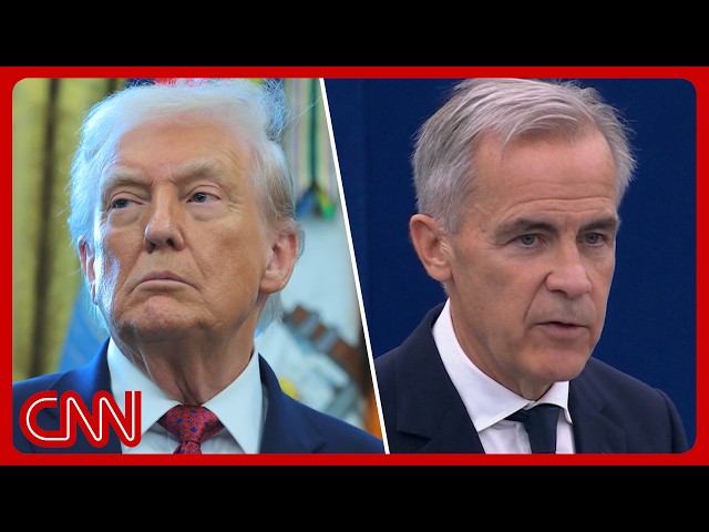 Carney fires back after Trump tariff threat over EU ties