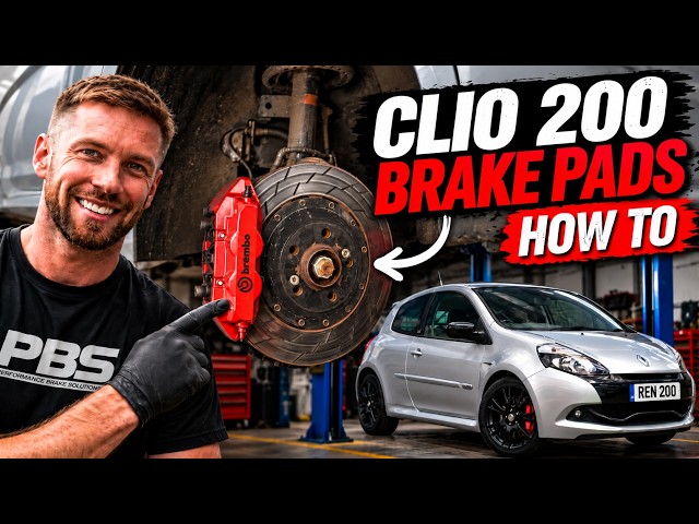 How To Replace Renault Clio 197 / 200 Front and Rear Brake Pads  | Step-by-Step DIY Guide