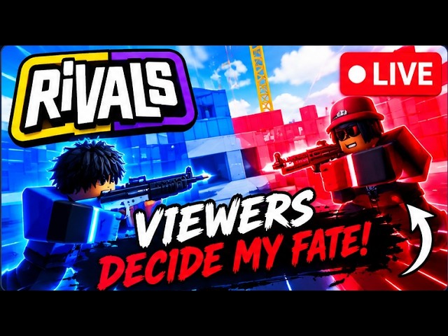 🔴 Roblox RIVALS WITH VIEWERS! Can You Beat Me?