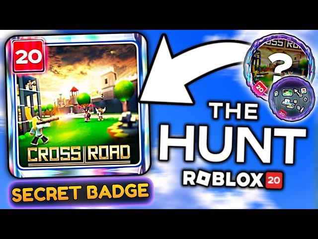 How To Get SECRET BADGE in CROSSROADS! (The Hunt: Roblox 20)