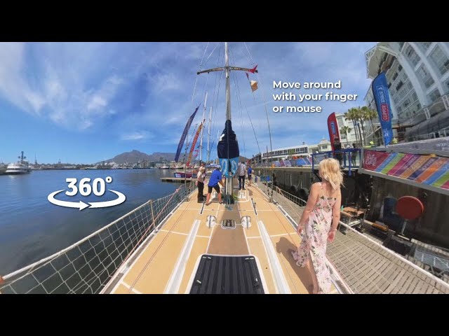 CLIPPER ROUND THE WORLD YACHT RACE - 360 degrees onboard at V&A Waterfront (360 Interactive Video)