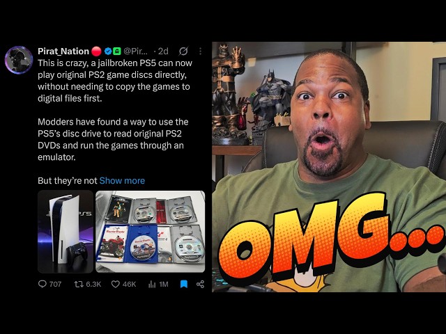 Jailbroken PS5s Now Play Original PS2 Game Discs!  Did Sony Lie to Us AGAIN?!