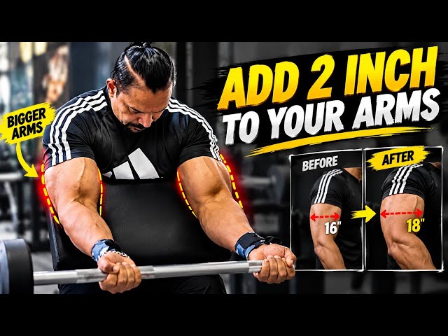 💪 ADD 2 INCH TO YOUR ARMS | Brutal Biceps & Triceps Superset Workout