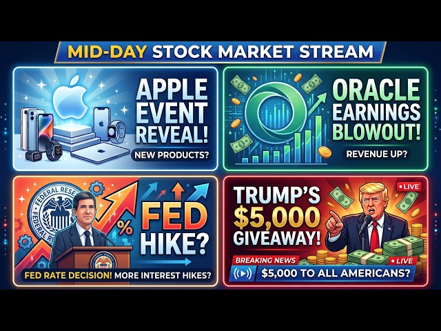 Apple Event, Trump $5,000 to Americans, Burry Pulls Back on Risk