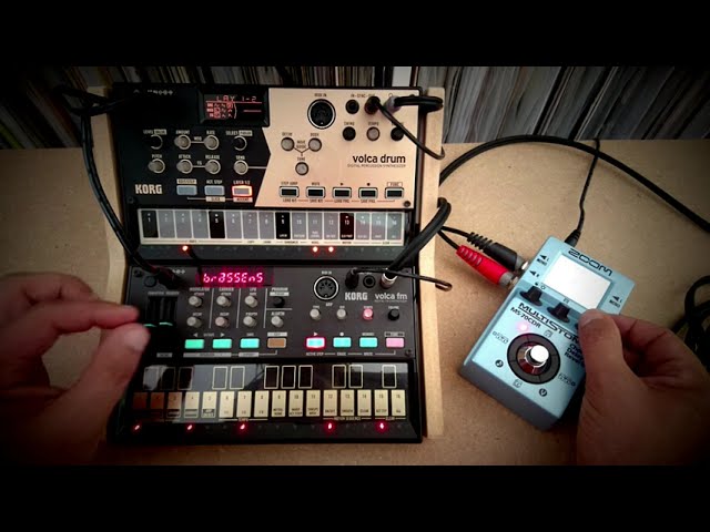 Time : Dub Techno w/ Volca Drum | FM | Zoom MS 70 CDR