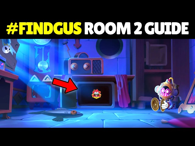 How To Solve Find Gus Puzzle #2 in Brawl Stars! Room 2 Brawloween Event Guide!