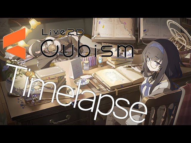 Live2D Timelapse - Blue Archive: Hinata/Ui (Layer Separation, Cutting, L2D Rigging, Animation, VFX)