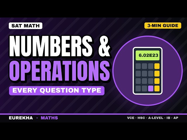 SAT Math Numbers & Operations: Every Question Type Explained with Animations