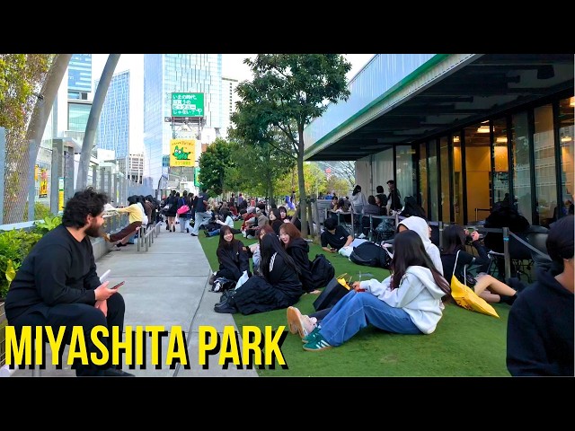 😲Wait! Isn’t It Spring Break? Many Students in Uniform | Miyashita Park in Shibuya Tokyo Jp  4kHDR