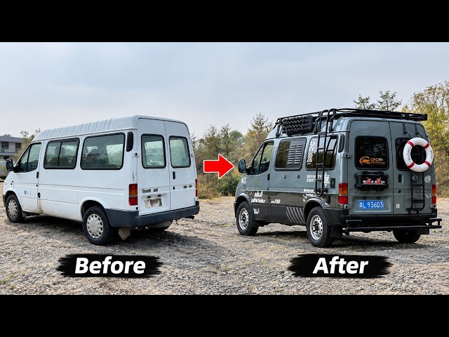 I Bought This Classic Ford Transit for Just $895… Then Built a Camper Van From Scratch!