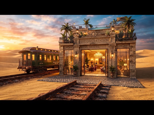 Restoring an Abandoned Desert Railway Station into a Luxury Resort