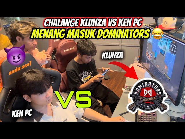 CHALLENGE KLUNZA VS KEN PC‼️ ​​IF HE WINS, HE'LL ENTER THE DOMINATORS 😂