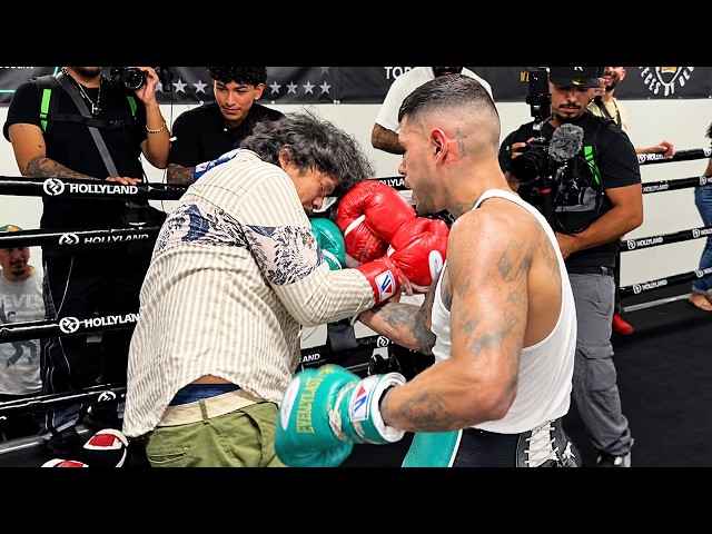 Marcos Maidana STILL GOT IT - Spars Arnold Barboza after 10 years away from ring!