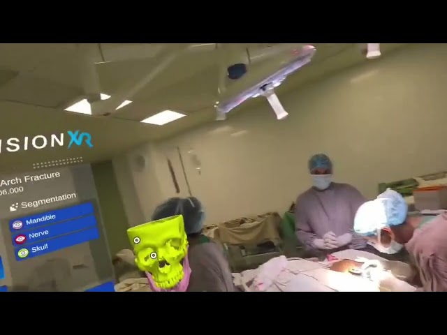 Augmented Reality in the Operating Theatre: A Surgical Case