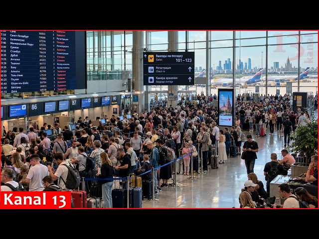 Moscow airports crippled by Ukrainian drone threat - 370+ flights delayed, dozens cancelled