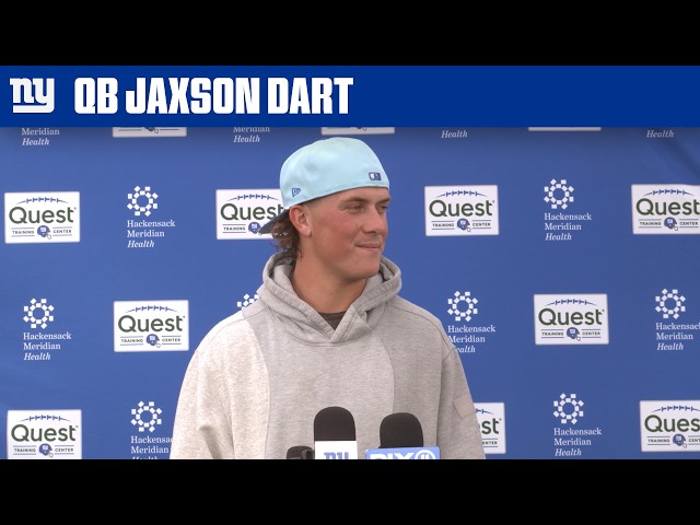 Jaxson Dart on Aaron Donald’s impact: ‘The numbers speak for themselves' | New York Giants