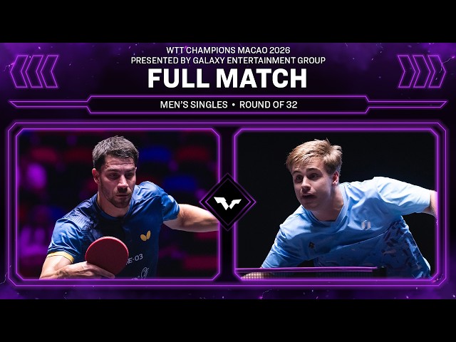 FULL MATCH | Patrick Franziska vs Truls Moregard | MS R32 | #WTTMacao 2026