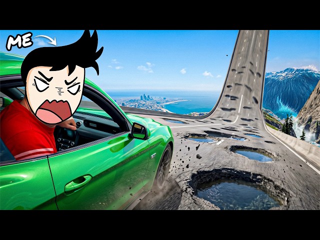 Testing My Vehicles On A Downhill Road !