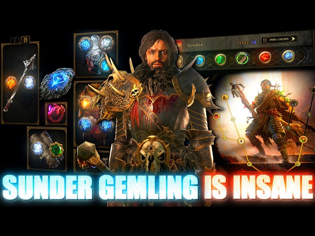 THE SUNDER GEMLING CONC RUNE BUILD GUIDE (POE2 NERD BREAKDOWN)