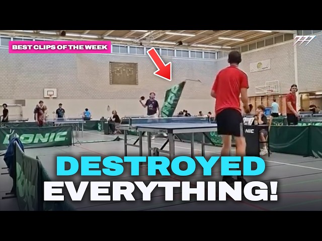 This Table Tennis Point Ended in TOTAL CHAOS… | Best Clips of the Week #1