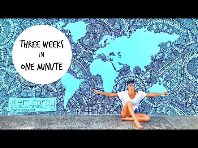 WORLD MAP MURAL | SPEED DRAWING