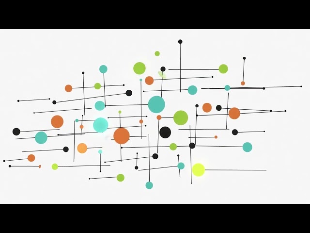 Dot Line Cluster Drift Seamless Loop 4K No Copyright