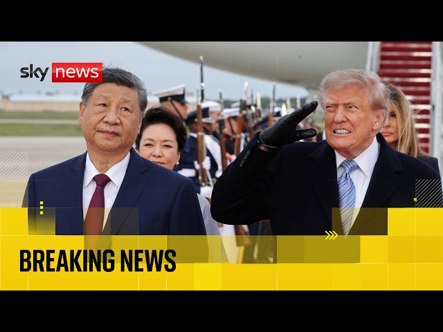 Donald Trump welcomes Xi Jinping to the US
