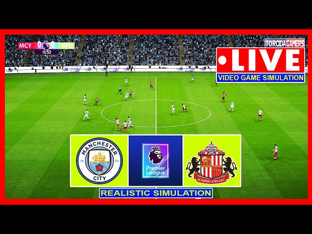 🔴LIVE: MANCHESTER CITY VS SUNDERLAND | PREMIER LEAGUE 2026/2027 | MATCH TODAY PES 2021