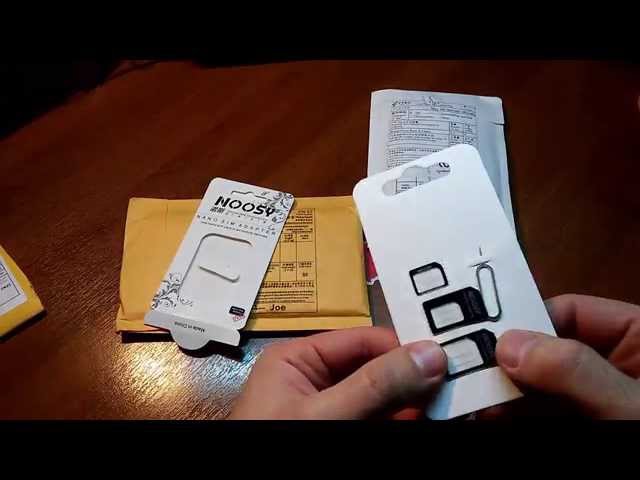 Три посылки из Китая ( все для телефона Alcatel One Touch 6037+ адаптер SIM карт)