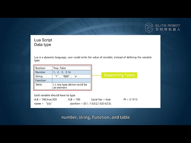 Elite Robot-26 Introduction to LUA Scripting