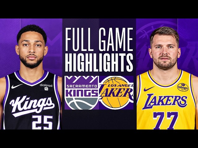Los Angeles Lakers vs. Sacramento Kings Full Game Highlights | 2026 NBA Highlights