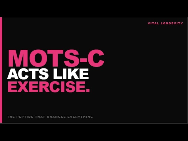 🔥 Discover the MOTS-C & NAD+ Secret to Reverse Aging!